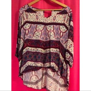 Beautiful colors on this top!